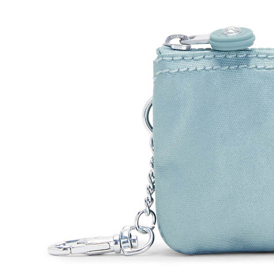 Plecaki Kipling Creativity Mini Metallic Pouch Keychain Aqua | PL 1116MQ